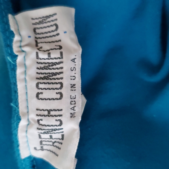 French Connection cropped turquoise stretchy top - Picture 5 of 6